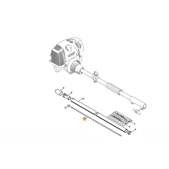 STIHL  Wałek napędowy 4230 710 3200